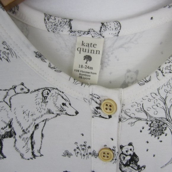 Kate Quinn Bamboo Romper Bear Family size 18-24 months - Picture 4 of 5